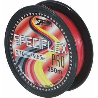 Pletená šňůra Speciflex Pro, 250m červená průměr: 0,55 mm