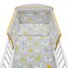3-dílné ložní povlečení New Baby 90/120 cm lama šedo-hořčicové