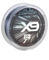 šňůra Pure Contact X9 0,18 mm/150 m šedá