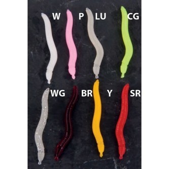 Gumové nástrahy Worms Vzor Y