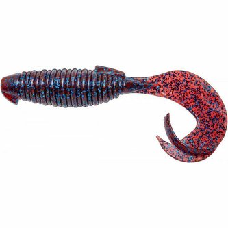 Keitech: Gumová nástraha Flapper Grub 4" 10,2cm 6,5g Grape 7ks
