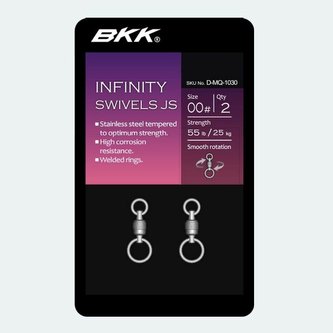 BKK: Obratlík Infinity Swivel JS Velikost 0 30kg 2ks