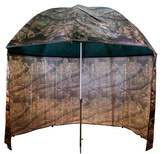 Deštník PVC s prodlouženou bočnicí - 250cm/kamufláž