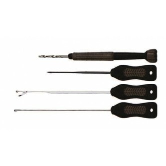 Sada jehel s vrtákem, černá