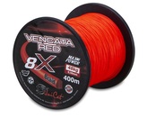 šňůra 8 X Vencata Red 0,60mm, 400m, 57 kg