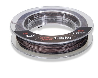 šňůra na návazce Camou X-12 Leader 12X, 1,2 mm, 154 kg, 25 m