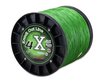 šňůra 4 X Knock Out Line 0,40mm, 3000m, 32 kg
