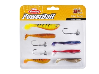Sada gumových nástrah a jigových hlaviček Pro Pack Perch