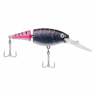 FLICKER SHAD JOINTED FIRE TAIL 5CM MF BLACK COUGAR