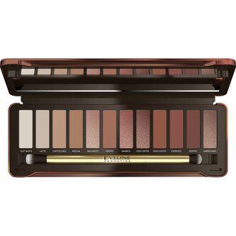 Eveline - Charming mocha oční stíny paleta 12 odstínů 12 g