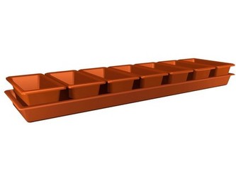 truhlík MINIGARDEN 80x20x9cm sada 8díl.(7+1ks) TE