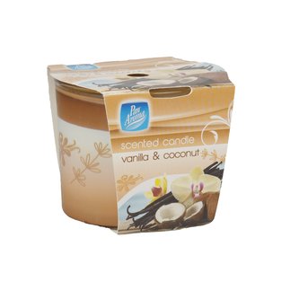 Pan Aroma vonná svíce s folií Vanila & kokos 200 g