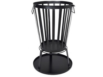 koš na oheň FLAME pr.33cm, výška 57,5cm, ČER