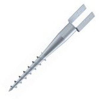 Vrut zemní kotva 70cm/¤24-55mm Zn  typ U