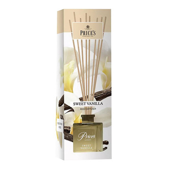 Rákosový difuzér Price´s Candles, Sladká vanilka, 100 ml