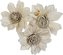 Dekorace - Sola Folded Star Protea 6 cm - 3 ks