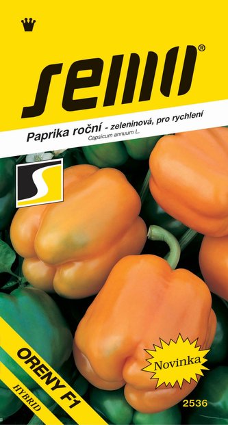 Paprika zel. sladká F1 - Oreny F1 rychl 15s