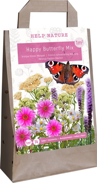 Taška - MIX PRO MOTÝLY – Happy butterfly (14 cibulí)