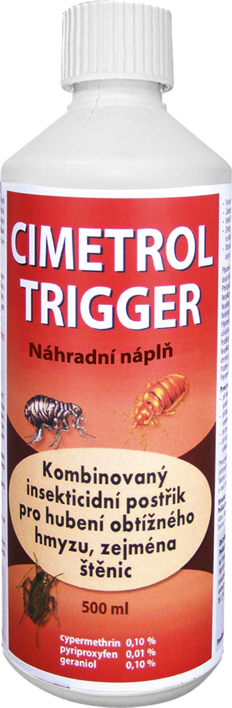 Cimetrol Trigger insekt. postřik proti obtížnému hmyzu - 500 ml náhradní náplň