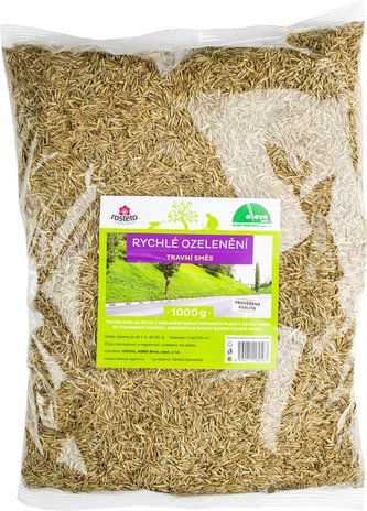 Travní směs - Rychlé ozelenění 1 kg Rosteto