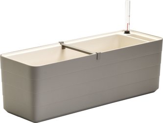 Truhlík samozavlažovací Berberis - taupe + slonová kost 60 cm