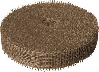 Jutová stuha 4 cm x 25 m - hnědá
