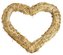 Srdce slaměné - 30 cm