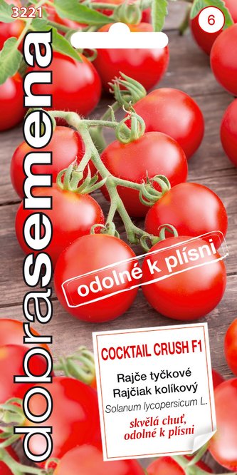Dobrá semena Rajče tyč. koktejlové odolné k plísni - Cocktail Crush F1 10s