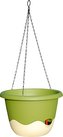 Květináč Mareta závěsný - zelená světlá + slon.kost tmavá 30 cm