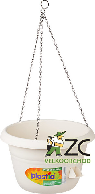 Žardina samozavlažovací Siesta závěs - slonová kost 30 cm