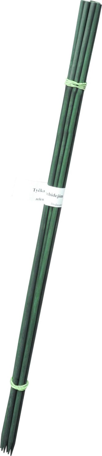 Tyčka k orchideji 6mm, 70 cm - 10 ks bambus zelená