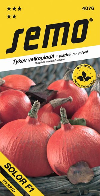 Tykev typ Hokkaido - Solor F1 8s