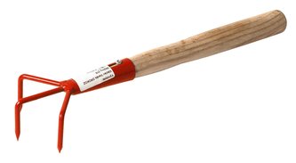 Drápek 3 prsty s násadou 27 cm Rosteto - oranžová