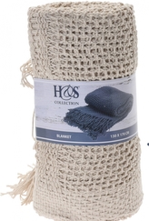 Pléd bílá 130x170 cm