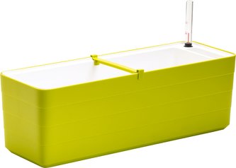 Truhlík samozavlažovací Berberis - zelená + bílá 60 cm