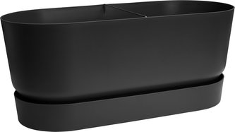 Truhlík Greenville Terrace - living black 80 cm