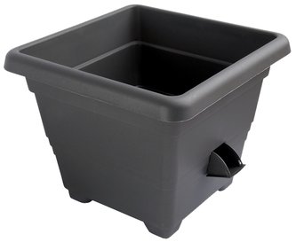 Květináč samozavlažovací Bergamot - antracit 35x35 cm