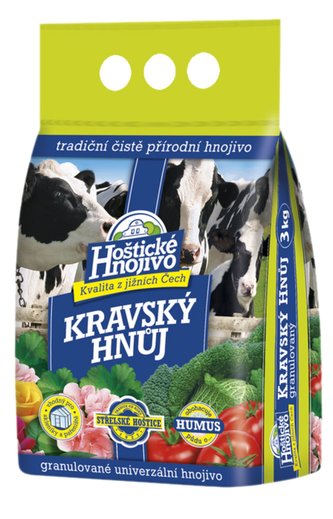 Kravský hnůj - 3 kg