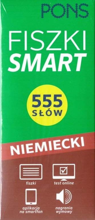 Fiszki SMART 555 Niemiecki W. 3 PONS Fiszki SMART 555 Niemiecki W. 3 PONS