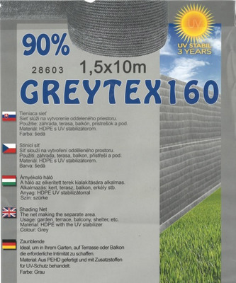 Clona zahradní 90% - 10 x 1,5 m šedá