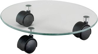 Podložka pod květináč kulatá skleněná - pr. 28 cm (20016501)