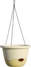 Květináč Mareta závěsný - slonová kost světlá + tmavá 25 cm
