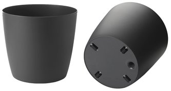 Obal EllaTwist 'n' Roll s kolečky - matná flitr antracit 35 cm