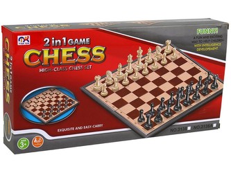 Šachy magnetické 27 x 27 x 2 cm