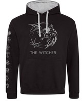 Pánská mikina The Witcher|Zaklínač: Symbol (XL) černá bavlna