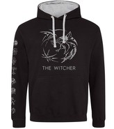 Pánská mikina The Witcher|Zaklínač: Symbol (S) černá bavlna