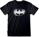 Pánské tričko DC Comics|Batman: Distressed Mono Logo (XL) černé bavlna