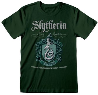 Pánské tričko Harry Potter: Slytherin - Zmijozel znak (XL) zelené bavlna