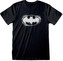 Pánské tričko DC Comics|Batman: Distressed Mono Logo (L) černé bavlna