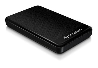 TRANSCEND externí HDD 2,5" USB 3.1 StoreJet 25A3, 2TB, Black (nárazuvzdorný, 256-bit AES)